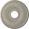 Ekena Millwork Berkshire Ceiling Medallion (Fits Canopies up to 7"), 15 3/4"OD x 3 7/8"ID x 3/4"P, Pearl White CM15BEPWS - alternate 1